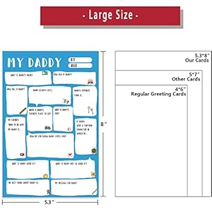 Ziwenhudaddyfathersdaycardfunnyfathersdaygiftdadgiftfromsondaughterfathersdaygiftideasfillintheblankskeepsakecard Urban Country Home Decor Ziwenhu daddy fathers day cardfunny fathers day giftdad gift from son daughterfathers day gift ideasfill in the blanks keepsake card urban country home decor