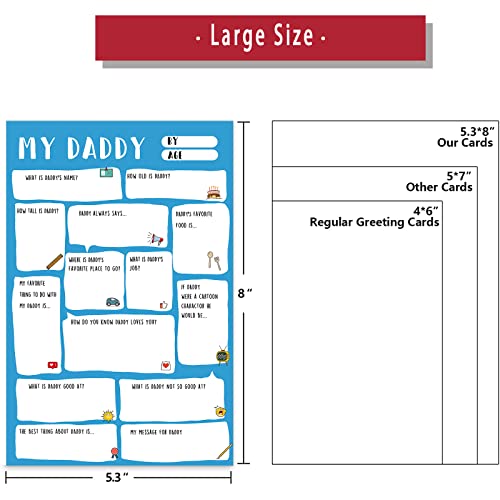 Ziwenhudaddyfathersdaycardfunnyfathersdaygiftdadgiftfromsondaughterfathersdaygiftideasfillintheblankskeepsakecard Urban Country Home Decor Ziwenhu daddy fathers day cardfunny fathers day giftdad gift from son daughterfathers day gift ideasfill in the blanks keepsake card urban country home decor