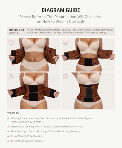 Image of FeelinGirl Waist Trainer Belt Waist Cincher Trimmer Ab Belt Tummy Control Body Shaper with Triple Wrap Women and Men