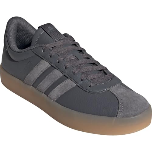 Image of adidas, VL Court 3.0 Shoe - Men's, Grey Five /Grey Four /Grey Six, 11.0