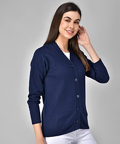 Image of eKools Women's Winterwear Woolen Sweater Cardigans