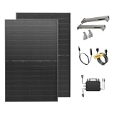Solakon® 900W Balkonkraftwerk mit Halterung für Gartenhaus, 10m Kabel