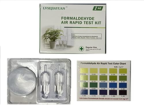 Formaldehyde Air Rapid Test Kit, 5th Generation, DIY Testing Indoor Air, North America Edition