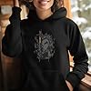 Unibly Demon Slayer Anime Aesthetic Japan Manga Japanese Fans Vintage Hoodie Pullover, 1. Demon (Black), S #2