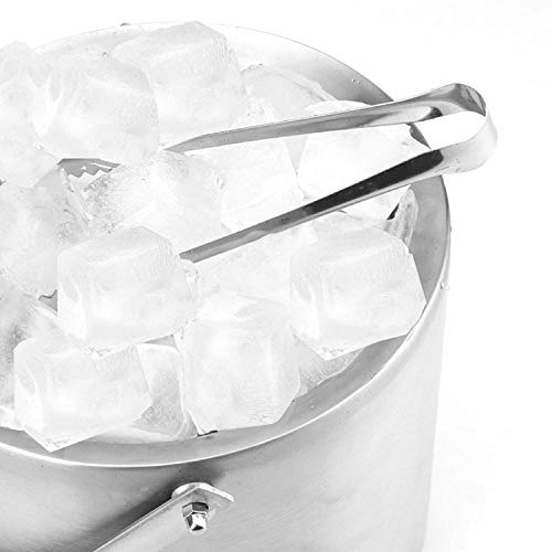2L Ice Bucket | Insulated Double Walled Drink Cooler | Stainless Steel Party Drink Chiller | Includes Tongs & Lid - Image 4
