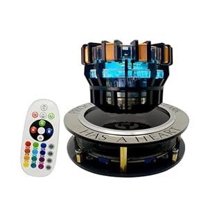 Arc Reactor MK1 Levitating 1:1 Scale DIY Floating and Spinning in Air LED for Unique Gifts,Room Decor,Office Desk Tech Toys (MK1)