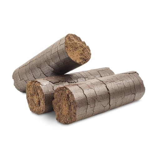 ECONAVITAS: Briquetas de Pepitas de UVA - 100%Natural- para Estufas y chimeneas- 4 Cajas de 15 Kg.
