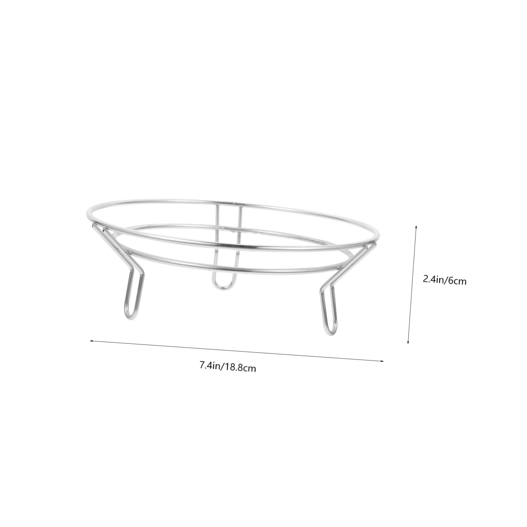 MUCKLILY Household Wok Holder Multi Function Kitchen Wok Rack Reusable Cooling Stand for Hot Pots Pans Heat Resistant for Home Cooking Protection