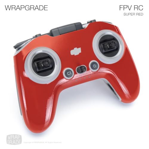 Image of WRAPGRADE Skin Compatible with DJI FPV RC /DJI FPV Remote Controller 3 (Super RED)