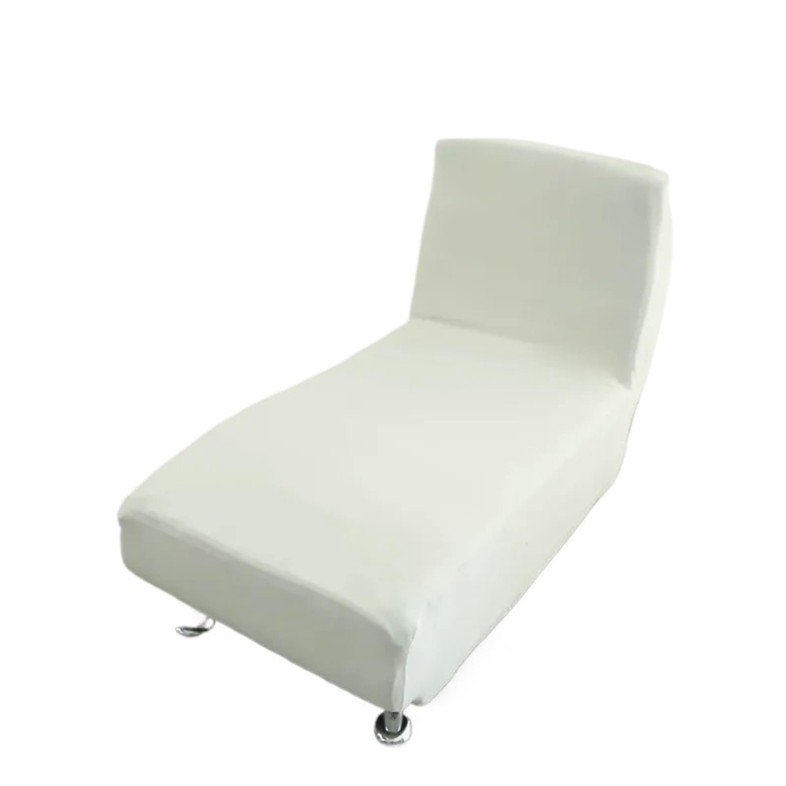 GCYEIDMA Armless Sofa Slipcover Stretch Armless Chair Protective Cover Elastic Velvet Chaise Longue Sofa Bed Armcair Slipcovers(Color 2)