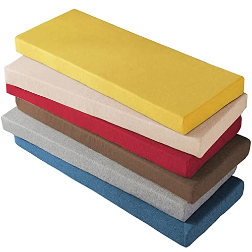 Tapis de remplacement pour banc de jardin orange 2-3 places 170 cm
