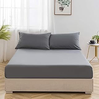 Hill Tag 25cm Extra Deep Fitted Bed Sheet, Wrinkle, Fade, and Stain Resistant Polycotton Fitted Sheet, Luxurious and Cosy Soft Non-Iron Bedding Fitted Bottom Sheets (Pink, Single)