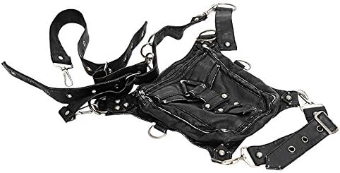 Gear Duke Steampunk Waist Bags Goth Hip Holster Waist Bags PU Leather Women Bags