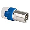 Hirschmann KOK 5 coaxiale stekker vrouwelijk 7,2 mm 75 Ohm blauw wit 1 stuk (S))
