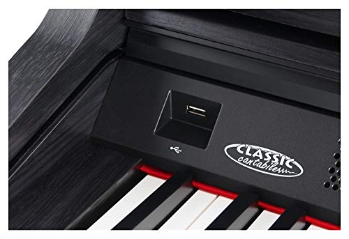 Classic Cantabile DP-A 410 Piano Numérique – 88 touches clavier électronique – Synthetiseur avec USB-MIDI, 600 voix, 128… - Les Beatles, Paul McCartney, John Lennon, RIngo Starr, George Harrison Classic Cantabile DP-A 410 Piano Numérique - 88 touches clavier électronique - Synthetiseur avec USB-MIDI, 600 voix, 128… – Image 7