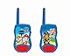 Lexibook TW12PA PAW Patrol Helfer auf Vier Pfoten Chase Walkie-Talkies, Gürtelclip, Batterie, Blau/Rot