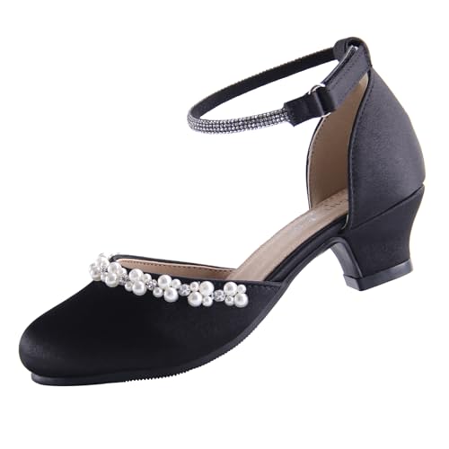 EIGHT KM Mädchen Kleidschuhe High Heel Hochzeit Party Pumps...