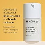 Honest Beauty Everyday Radiance Vitamin C Lightweight Moisturizer | Brightens + Improves Skin Tone | Gentle for Sensitive Skin, Fragrance Free, Vegan | 1.7 fl oz - Image 3