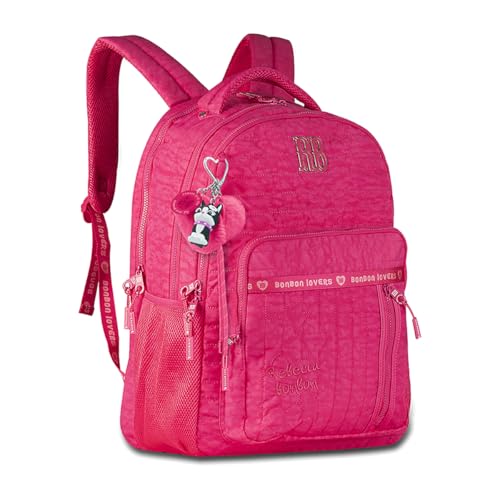 Mochila Escolar Feminina Grande Maior 19' RB CostaJuvenil (Rosa)