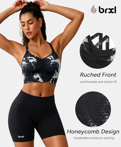 Image of BRXL Sports Bras for Women Crisscross Back Workout Gym Sport Bra