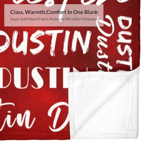 Name Blanket Personalized Name Blanket Customized Blanket with Name Text for Adult Kid Birthday Christmas Mothers Fathers Valentines Day Gift