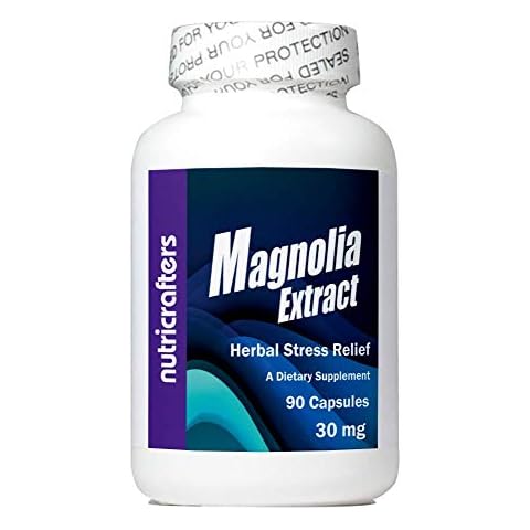 NutriCrafters Magnolia 45X Extract 30mg 90 Capsules - Super Bioactive Concentrate - 45 Times More Potent Than Standard 2% Products. Cover