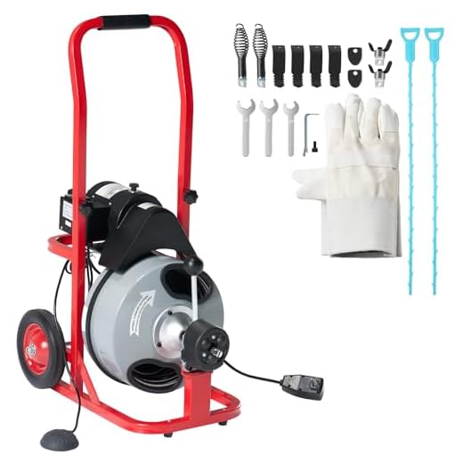 Albott 100 FT Electric Drain Cleaner Machine