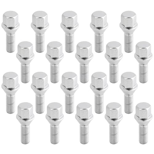 Compatible With Fiat For 500X 1.3L 1.4L 2.4L 2016 2017 2018 2019 2020 2021 2022 M12x1.25 �Ԃ̃z�C�[�����O�{���g�i�b�g�V���o�[ 28 �~�����[�g�� 17 �~�����[�g���Z