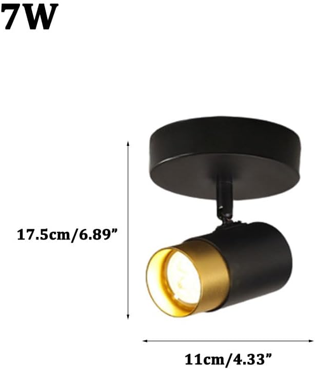 Anti-glare Ceiling Lamps Anti Rust Fixture Downlight Shower Spotlight Adjustable Accent Ceiling Spot Lamps Indoor Surface Mounted Ceiling Down Lighting For Cabinet Hallway Bedroom Commercial La