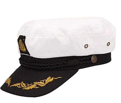 Balke - Berretto da capitano con ricamo dorato