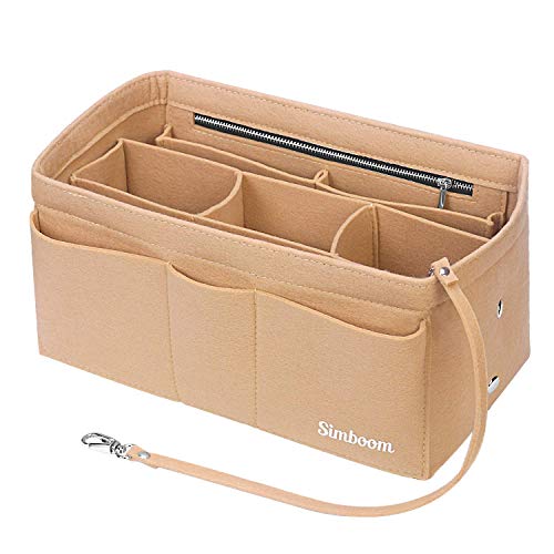 【Multi-tasca e grande capacità】 Borsa Organizzatore Feltro con 4 tasche esterne, 7 tasche interne e una tasca con cerniera (per riporre i tuoi oggetti di valore). Che può aiutarti a uscire dal caos della borsa. Mantieni la tua borsa in ordine e gli oggetti facili da trovare e ben organizzati. Borsa In Borsa Organizzatore.