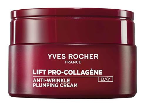 Yves Rocher LIFT PRO-COLLAGÈNE Crema de Día Rellenadora AntiArrugas - Fórmula Innovadora con Ficoide Glacial y Acido Hialuronico - Alisa, Rellena e hidrata - Fabricado en Francia - 50ml