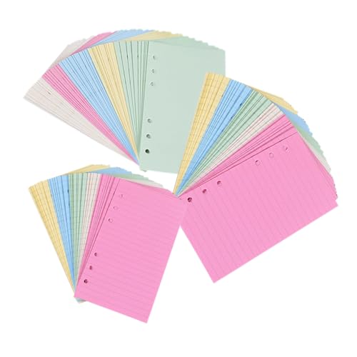 Recambios para agenda NUOBESTY con papel suave de hojas sueltas anti-traspaso de tinta