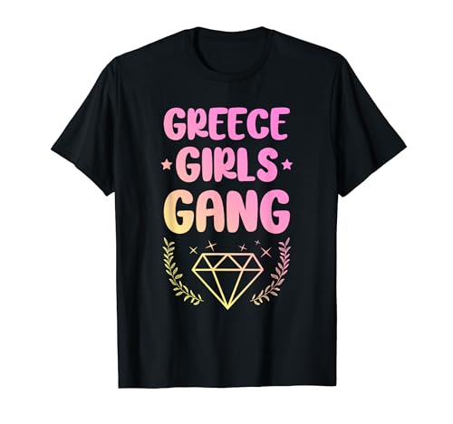 Grecia Vacation Team Girls Gang Camiseta