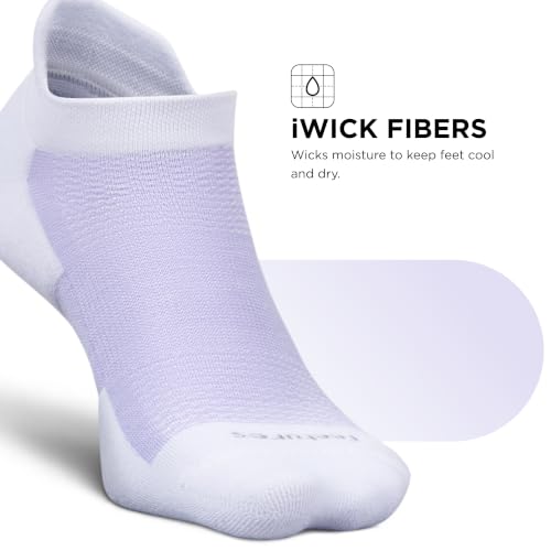 Image of Feetures High Performance Max Cushion Ankle Sock - Tab Socks for Women & Men with Heel Tab