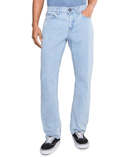 Image of Volcom Men's Solver Stretch Denim Jeans-Modern Fit Pant