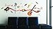 Produktbild Sticker für Wand  Wandtatoos für Kinderzimmer, Wohnzimmer, Schlafzimmer, Babyzimmer - Wanddeko Modern  2 x 70x50cm Wandsticker Deko Set Folien Musikinstrumente