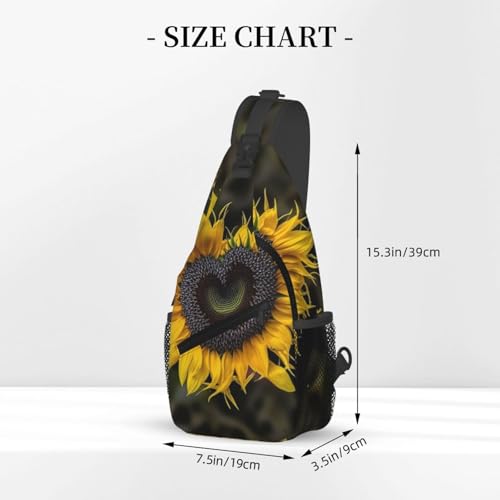 Bolso bandolera pequeño en forma de corazón para senderismo miniatura 3