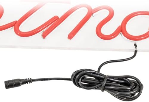 LED Neon Strip Light Merry Christmas Sign - Lighted Decoration - Red & Green - 33 Inch Display