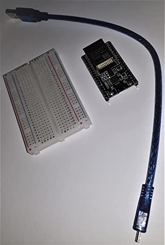Combo T&T 002 com placa de desenvolvimento ESP32, protoboard 400 furos e cabo 30cm