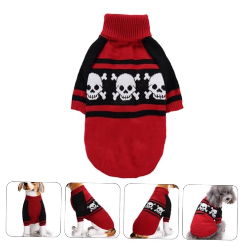 Suéter disfraz para perro con calavera, talla L miniatura 7