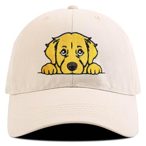 Golden Retriever Gifts for Golden Retriever Lovers, Adjustable Baseball Cap Embroidered Dog Hat, Funny Gifts for Women On Birthday Christmas Golden Retriever Gifts for Golden Retriever Lovers, Adjustable Baseball Cap Embroidered Dog Hat, Funny Gifts for Women On Birthday Christmas