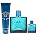 Versace Eros by Versace for Men - 3 Pc Gift Set 3.4oz EDT Spray, 0.17oz EDT Spray Vial (Mini), 5oz Shower Gel