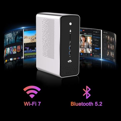 Image of NIMO Mini PC, AMD Ryzen AI Max+ 395 128GB LPDDR5X 8000MHz Linux OS | Radeon 8060S 40CU, 4TB PCIe 4.0 SSD, Dual USB4 Dual LAN Micro Desktop for Local LLM Developer
