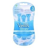 Maquinilla desechable para mujer con 3 hojas con revestimiento