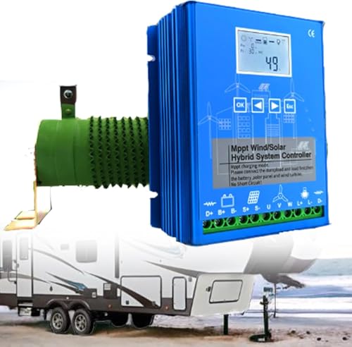 CCChosmo - CCChosmo 20000W Wind and Solar Hybrid Charge Controller, Wind and Solar Complementary Regulator, Mppt Boost Charging, 8000W Wind Turbine 6000W Solar Panel (20000W,12V)