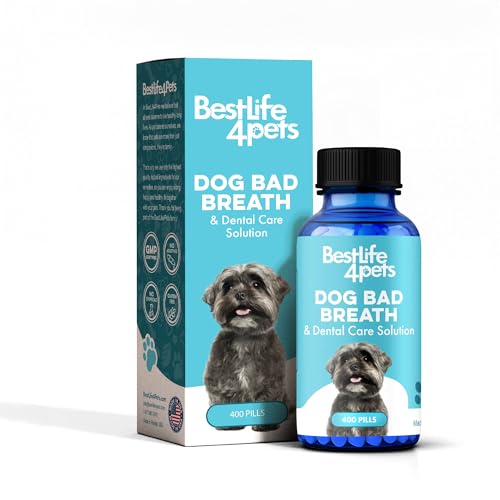 BestLife4Pets Oral Care Supplement for Dogs – Daily Dental Hygiene Support for Fresh Breath & Healthy-Looking Teeth – Easy-to-Use Tiny Pills