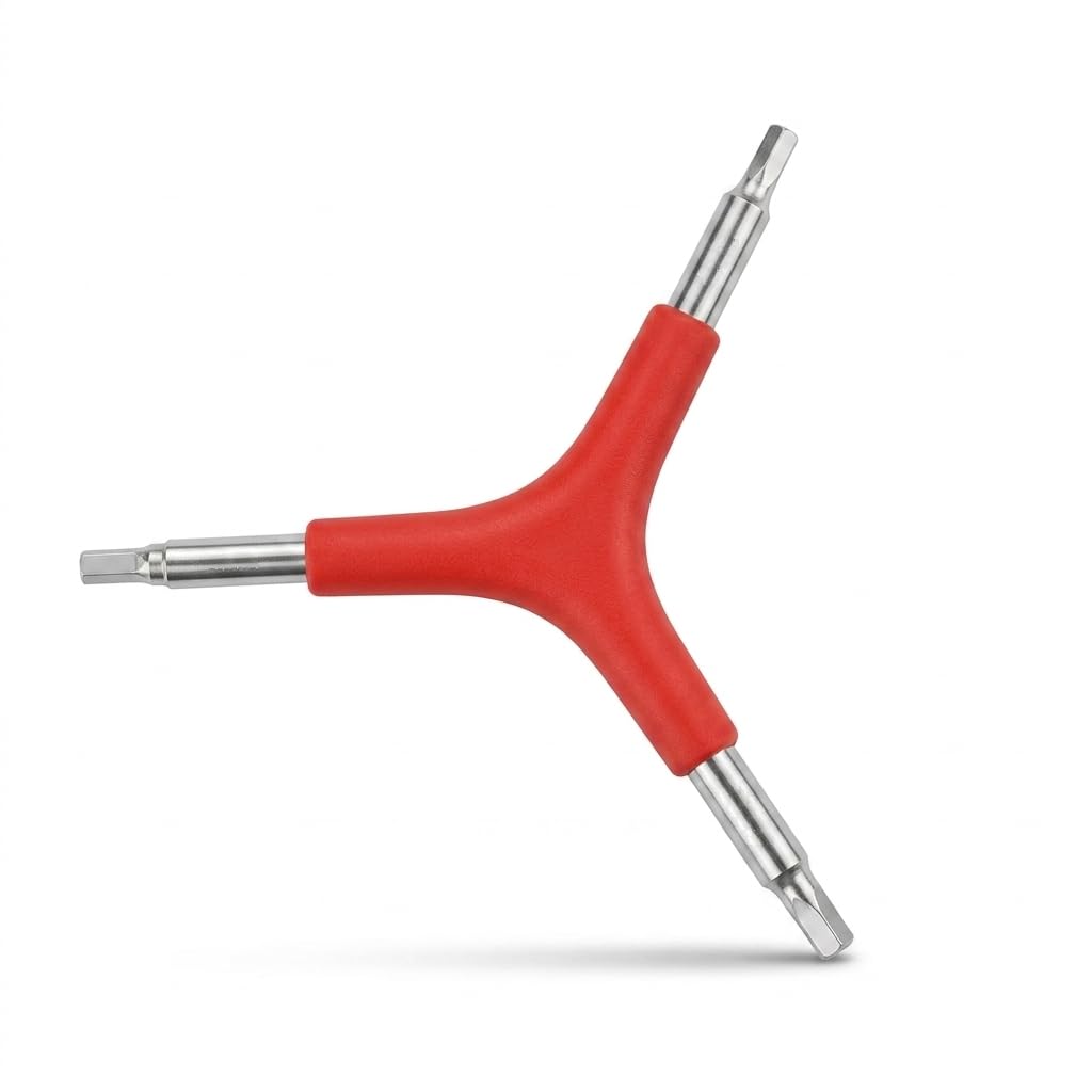 Wavva® 3-Way L key Hex Wrench Spanner Bicycle Repair Tool - Y-Type Allen Key for Cycling/MTB Maintenance (4mm/5mm/6mm)-image-46