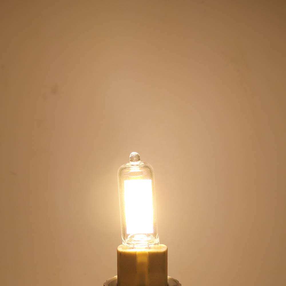 5 Pack G9 3.5W Ampoules COB LED,3000K Blanc Chaud 400lm Ampoule Équivalent Ampoule Incandescente De 40W, CRI Est De 80, 360° Angle De Faisceau AC220-240V Non Réglable