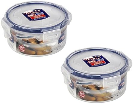2 X Lock & Lock Round Food Container 300ml(10.1oz)